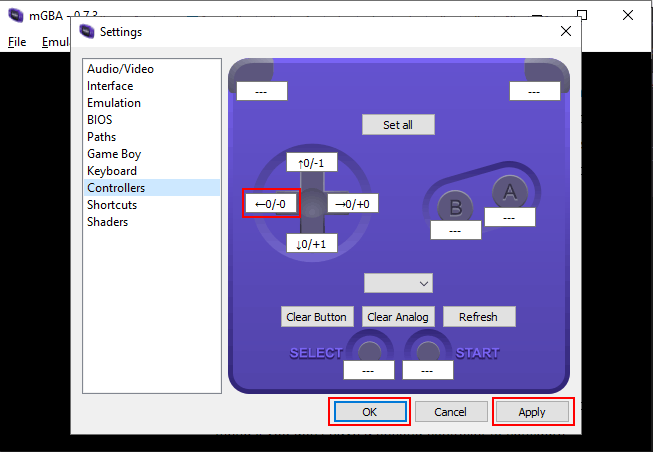 gba emulator mac controls